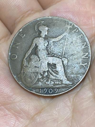 2025年第六十九场(总第九十五场）外国好品散币(免佣金) - 英国🇬🇧1909年1便士(爱德华七世时期)