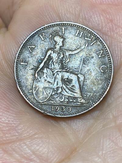 2025年第六十九场(总第九十五场）外国好品散币(免佣金) - 稀年–英国🇬🇧1930年1法新(乔治五世第三版)