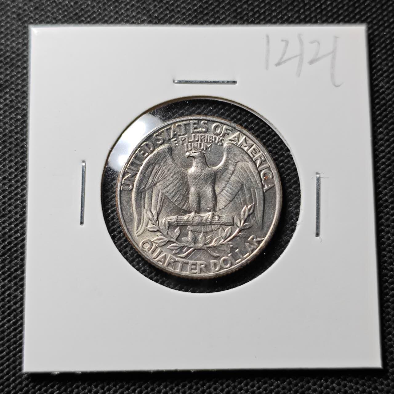 KK钱币收藏小铺 第312期 2月预留时间 周末发货 1969美国25分 好品