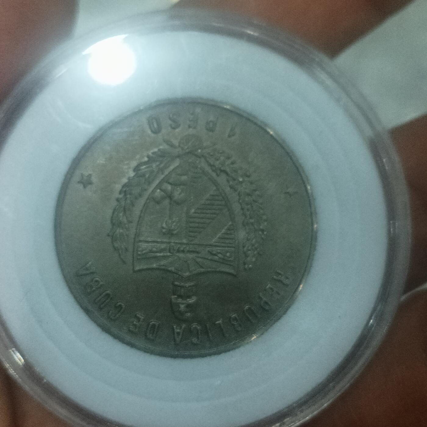 泡泡币外币第六十三场可代拍15038385335微信 古巴一皮纪念币