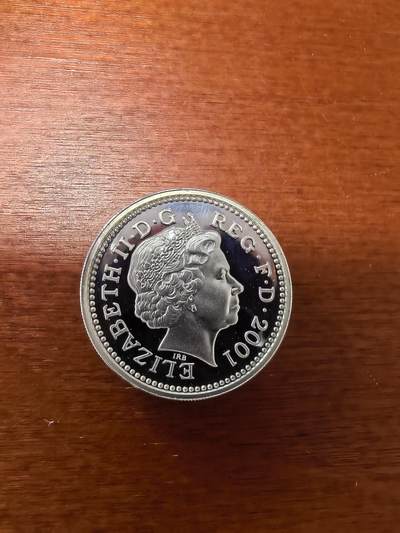 长老汇蛇年精选第二十八场拍卖 1998-2001英国1英镑精制加厚银币4枚，盒证全