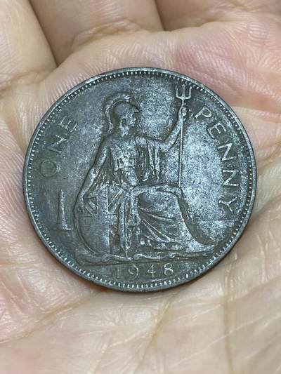 2025年第六十九场(总第九十五场）外国好品散币(免佣金) - 英国🇬🇧1948年1便士(乔治六世第一版，印度皇帝加字版，关门年)