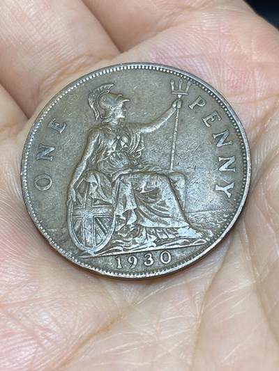 2025年第六十九场(总第九十五场）外国好品散币(免佣金) - 英国🇬🇧1930年1便士(乔治五世第三版)