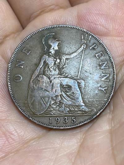 2025年第六十九场(总第九十五场）外国好品散币(免佣金) - 英国🇬🇧1935年1便士(乔治五世第三版)