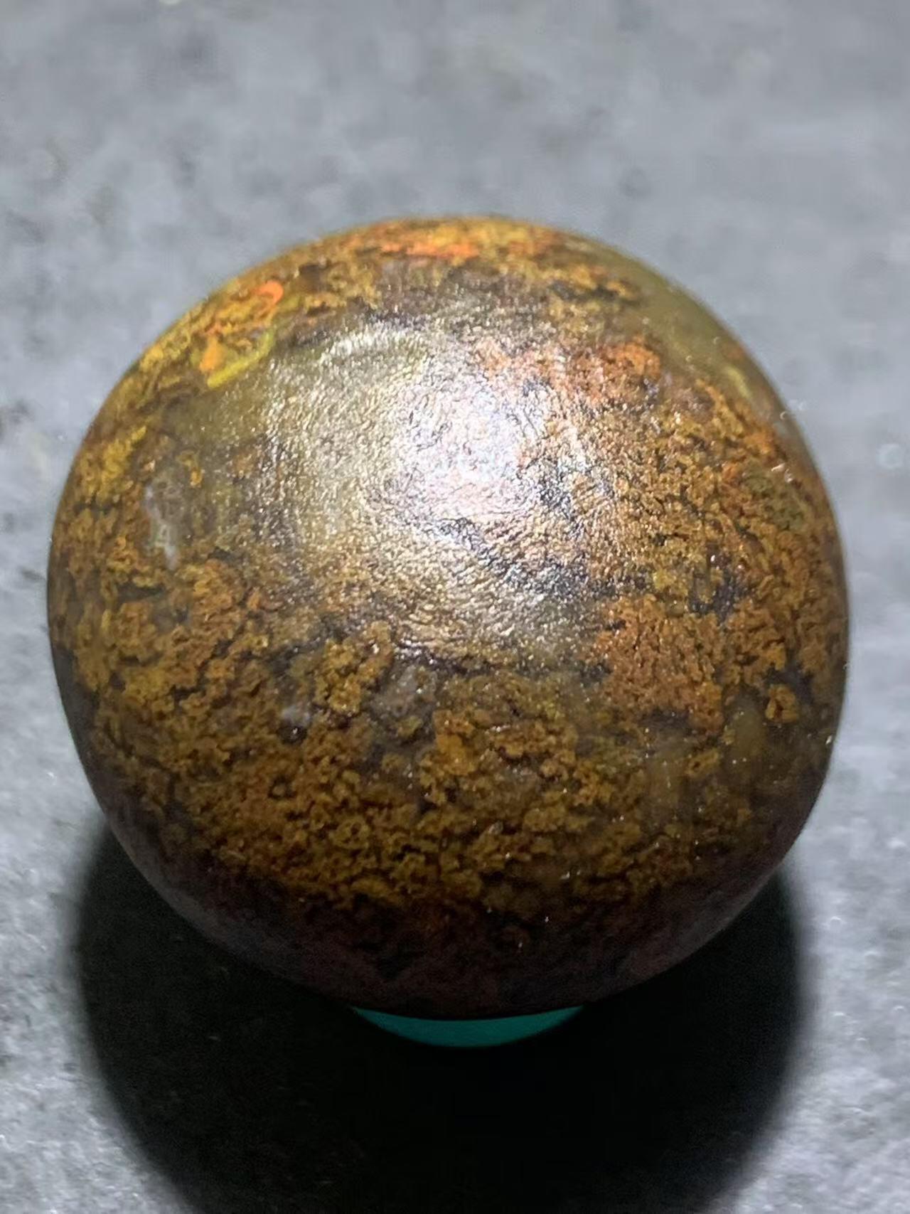 精美亚光草花纹战国红玛瑙手工雕刻道字单珠一颗