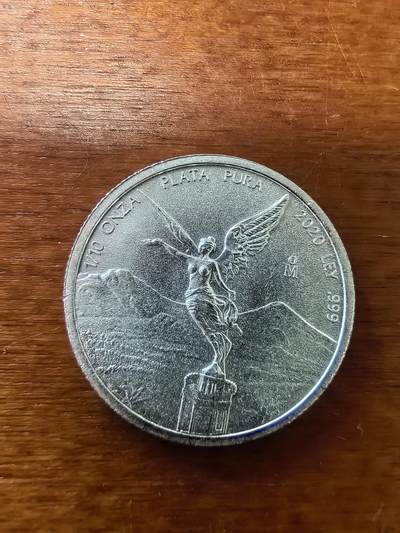 长老汇蛇年精选第二十八场拍卖 2020墨西哥胜利女神1/10盎司银币，6100枚，稀见