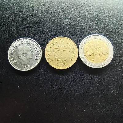 邮泉阁限时拍卖第十八场 各国硬币专场（拍卖结束后请付邮费，存留时间过长需全部邮寄） - 哥伦比亚3枚