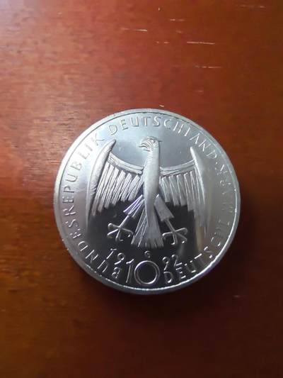 长老汇蛇年精选第二十八场拍卖 1992德国画家珂勒惠支10马克银币