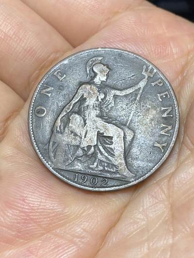 2025年第六十九场(总第九十五场）外国好品散币(免佣金) - 英国🇬🇧1902年1便士(爱德华七世时期，首发年)