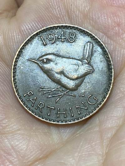 2025年第六十九场(总第九十五场）外国好品散币(免佣金) - 英国🇬🇧1948年1法新(乔治六世第一版，印度皇帝加字版，关门年)
