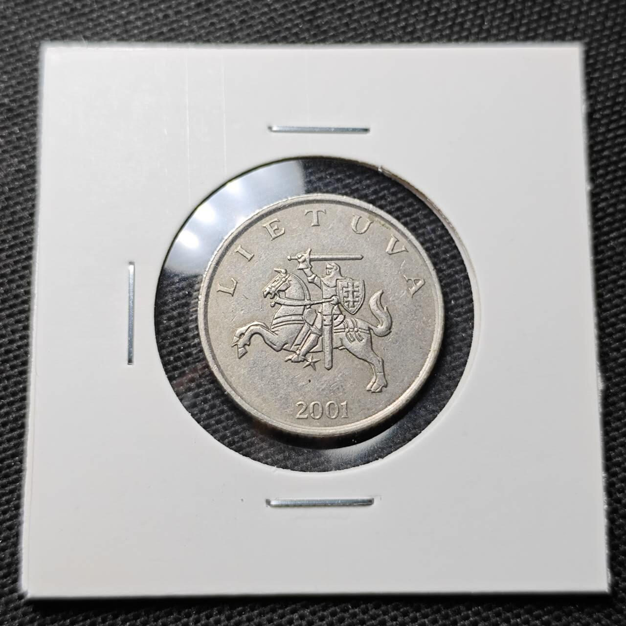 KK钱币收藏小铺 第313期 周末发货 2001立陶宛1立特