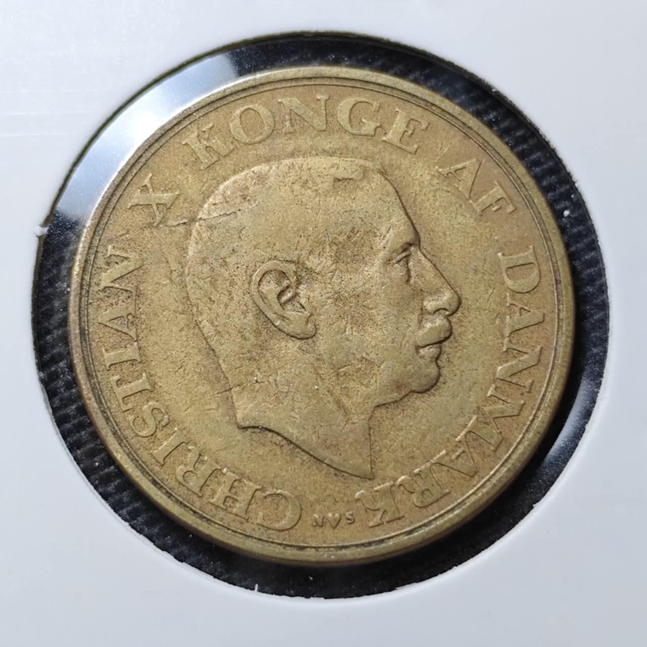 KK钱币收藏小铺 第313期 周末发货 1949丹麦1克朗