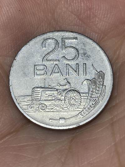 2025年第七十场(总第九十六场）外国好品散币(免佣金) - 罗马尼亚🇷🇴1966单年份25巴尼(社会主义共和国时期，镀镍钢材质版)