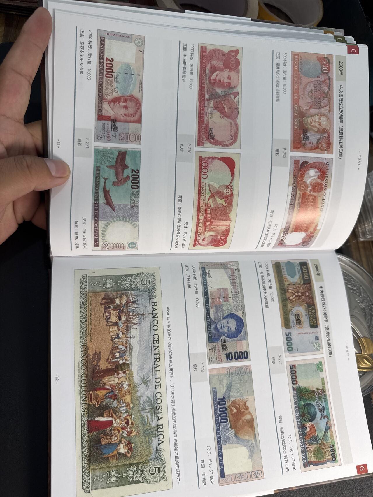 ❤️【币观天下】❤️ 第318期钱币拍卖- 2025.7.25周五晚上6点半场-长期征集拍品 币观天下2023年世界纪念钞专辑硬皮彩色铜版纸印刷