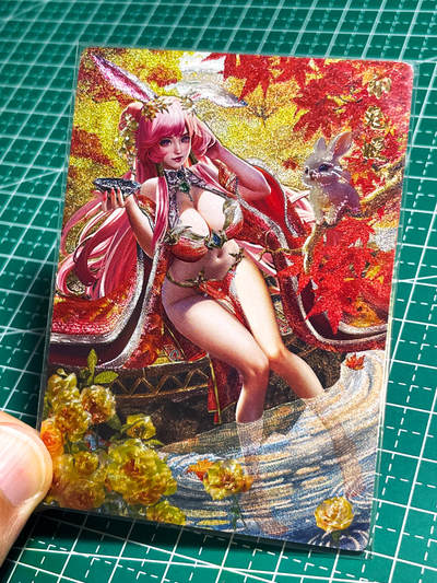 显眼宝24期 个人精选 - 卡玩帕克 年度生肖 秋兔  珍惜吧系列比较难了  粗闪工艺 63*88