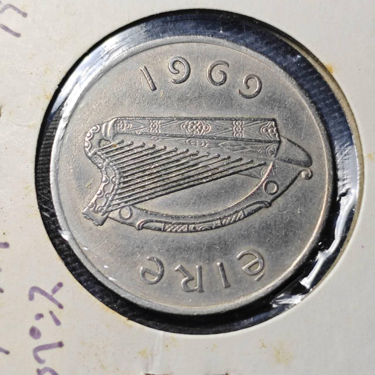 KK钱币收藏小铺 第313期 周末发货 1969爰尔兰10便士 
