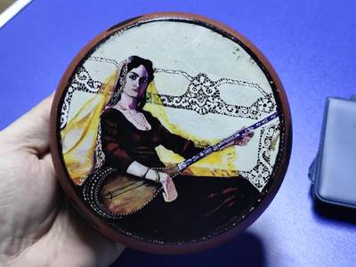 搬档清货：杂七杂八A - 新疆旅游纪念品，传统手鼓 手工制作，很有质感，直径大概12cm左右