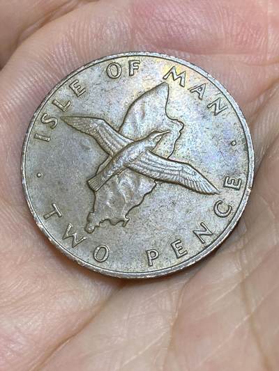 2025年第七十场(总第九十六场）外国好品散币(免佣金) - 英属马恩岛🇮🇲1976年2便士(伊丽莎白二世中年花冠，十进制第一套)