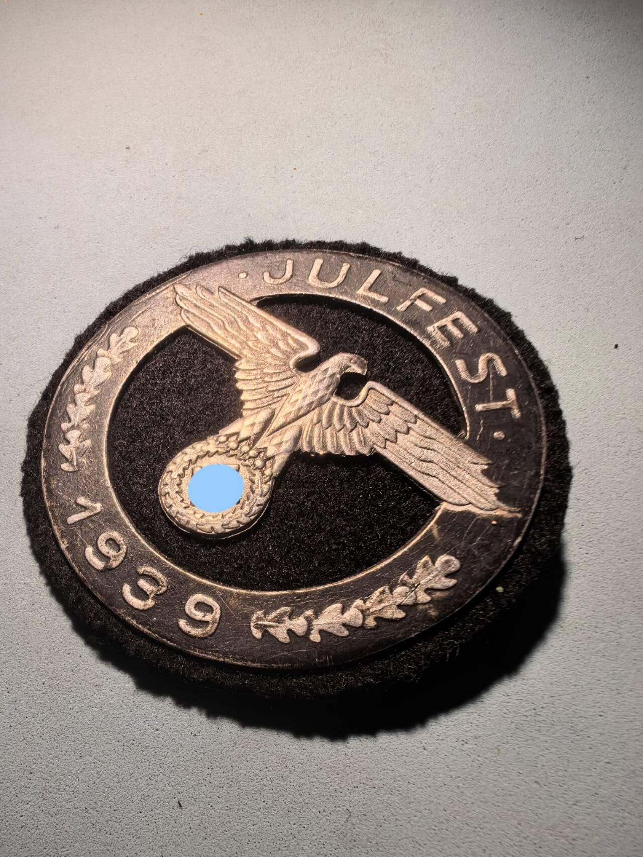 盛世勋华——号角文化勋章邮票专场拍卖第289期 德国（1939）1939年SS七月节纪念章牌 极为少见