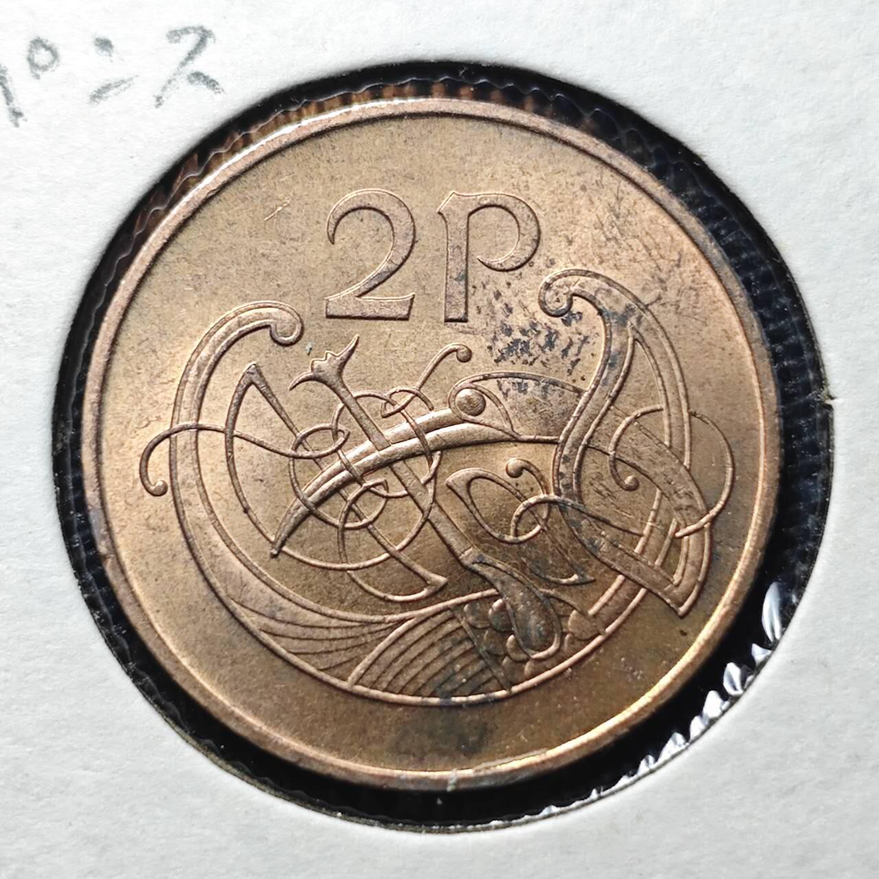 KK钱币收藏小铺 第313期 周末发货 1971爰尔兰2便士 好品铜币