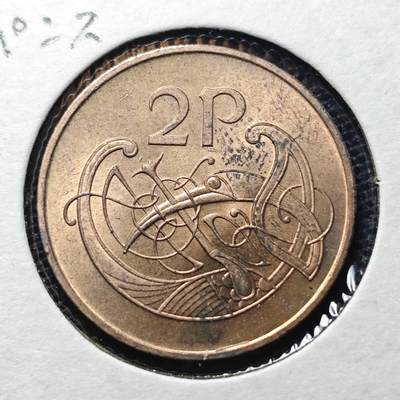 KK钱币收藏小铺 第313期 周末发货 - 1971爰尔兰2便士 好品铜币