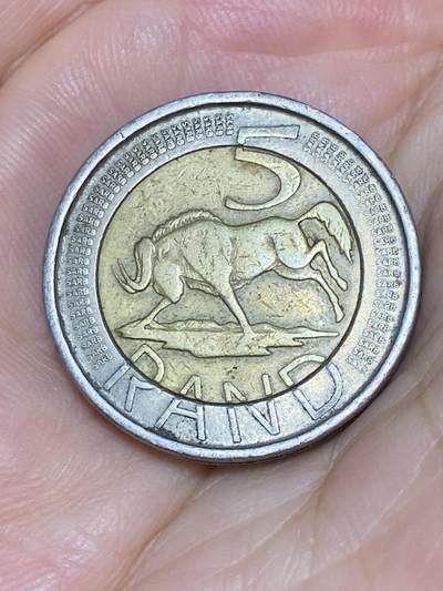 2025年第七十场(总第九十六场）外国好品散币(免佣金) - 南非🇿🇦2004单年份5兰特(聪加语和斯威士语版)
