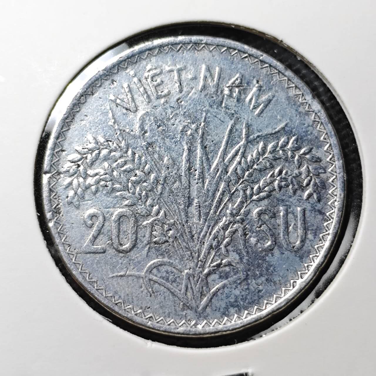 KK钱币收藏小铺 第313期 周末发货 1953越南20苏 