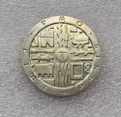 世界钱币专场拍卖 - 1969年乌拉圭1000比索银币 25克 90%银