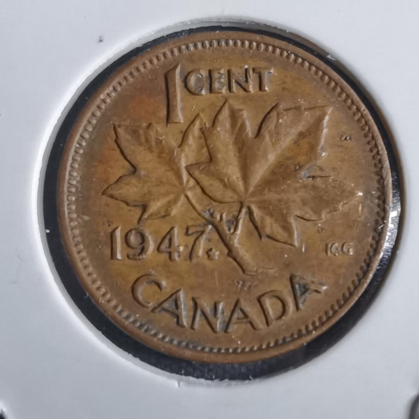 沼泽如烟--第792场 加拿大1947年一分