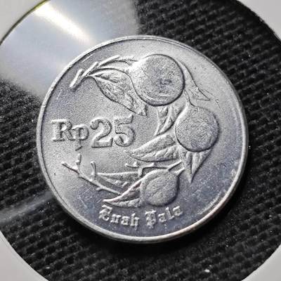 KK钱币收藏小铺 第313期 周末发货 -  1995印度尼西亚25卢比 好品