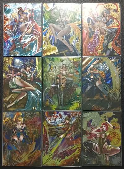 天玑星卡拍第一百零七期《7.24周四截拍》持续收拍收评中 满赠卡需备注 - 卡玩帕克 魂姬三国炫光典藏卡 镭光第三弹 九张