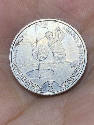 2025年第七十场(总第九十六场）外国好品散币(免佣金) - 英属马恩岛🇮🇲1998年5便士(伊丽莎白二世老年，PM AA)