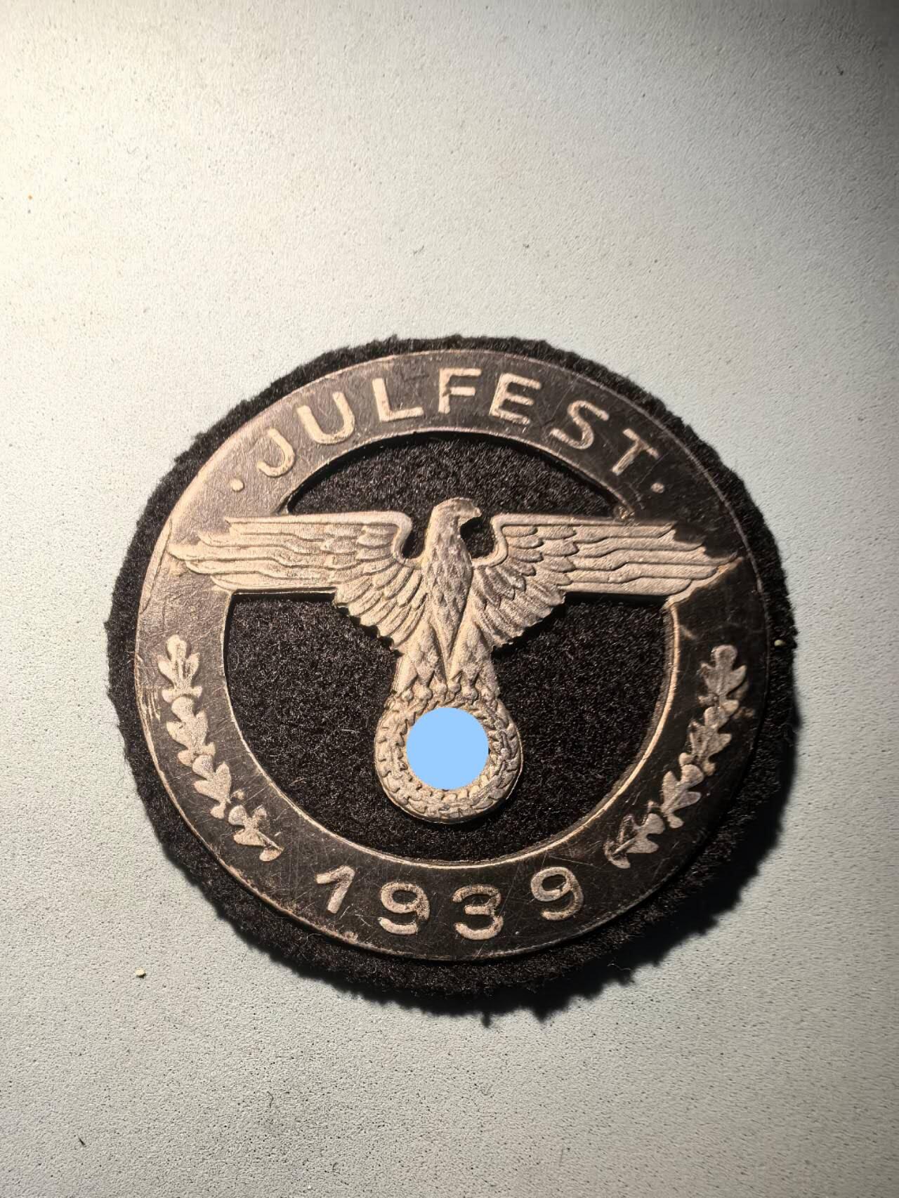 盛世勋华——号角文化勋章邮票专场拍卖第289期 德国（1939）1939年SS七月节纪念章牌 极为少见