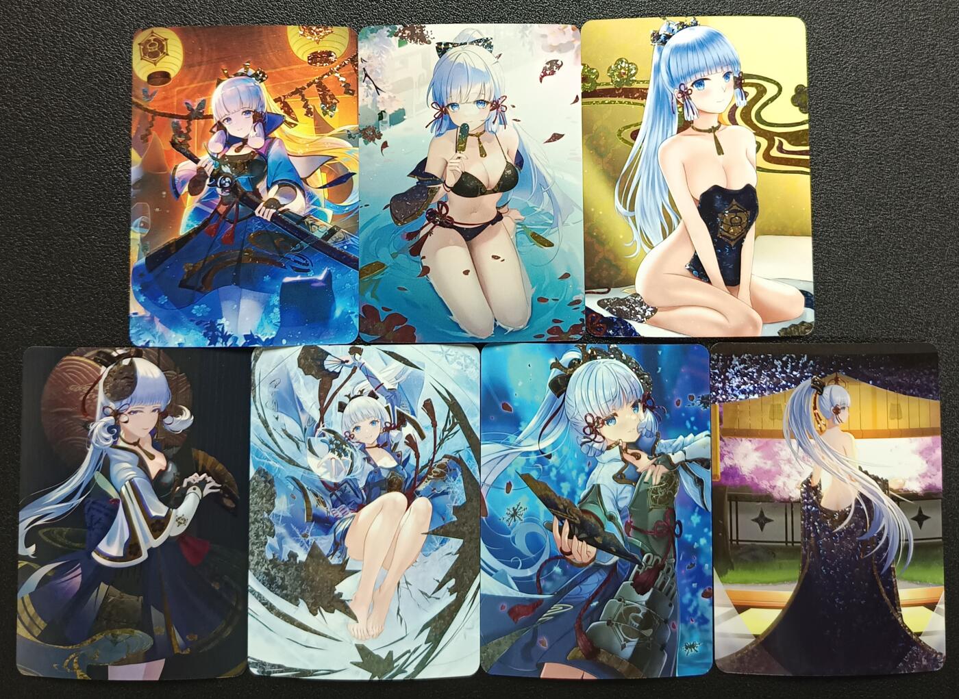 天玑星卡拍第一百零七期《7.24周四截拍》持续收拍收评中 满赠卡需备注 宁缺卡牌 动漫美女 钻闪 五十五张 自制卡