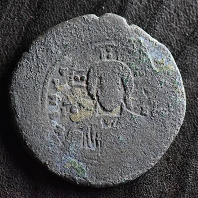 【良泉】【直播场】第三十五期，172组 银器、银饰、西方古代钱币专场，8月7日晚19.30点开拍！ - 10.54克，公元976-1025年【拜占庭】 巴西尔二世和君士坦丁八世共治时期，A类无名富力，大铜币