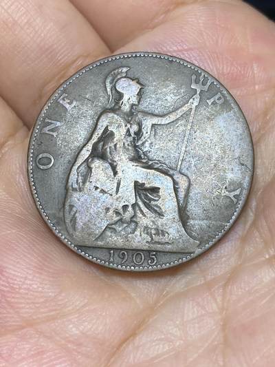 2025年第七十场(总第九十六场）外国好品散币(免佣金) - 英国🇬🇧1905年1便士(爱德华七世时期)