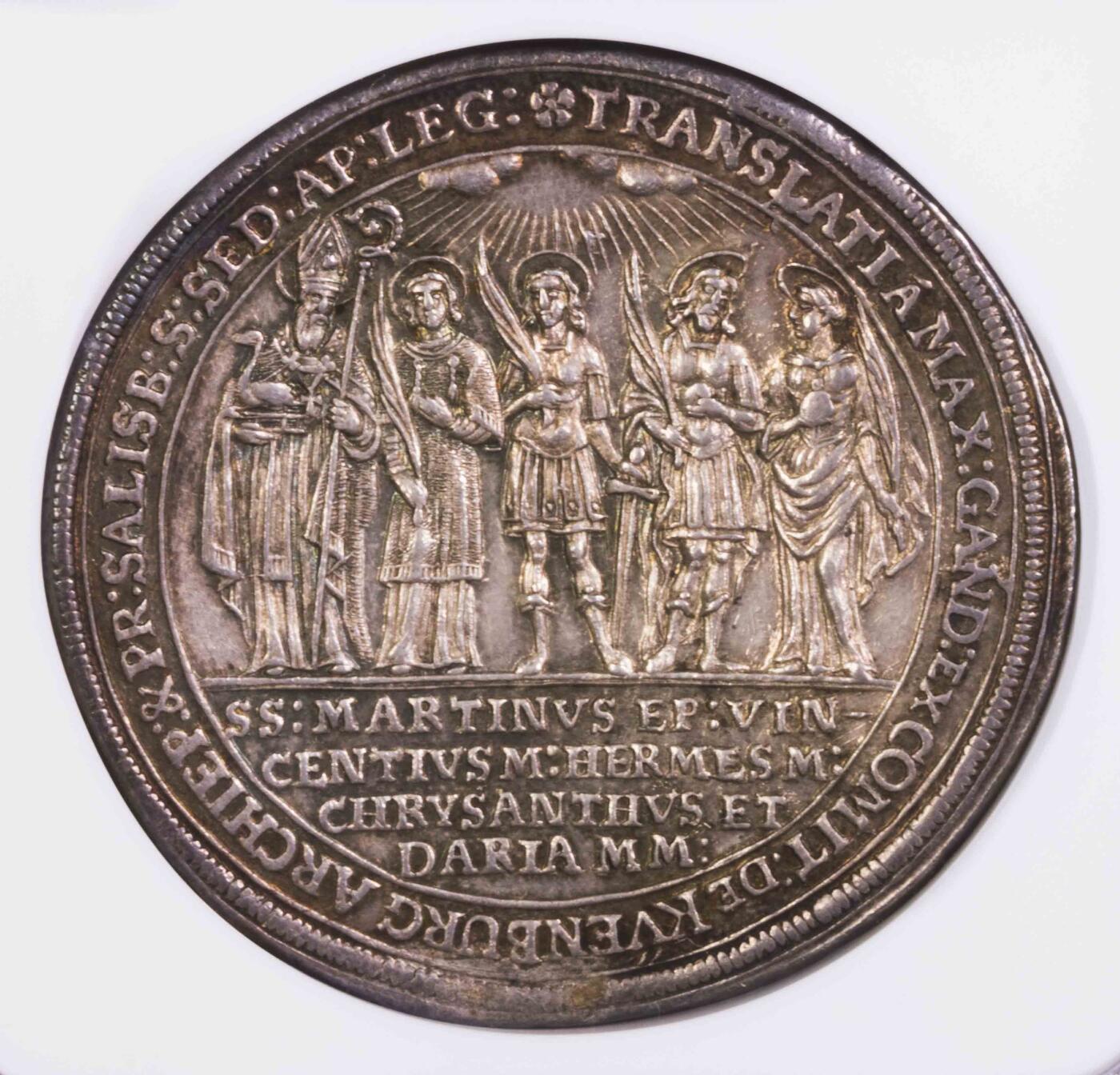 NGC-MS62 1682萨尔茨堡主教区建立泰勒大银币