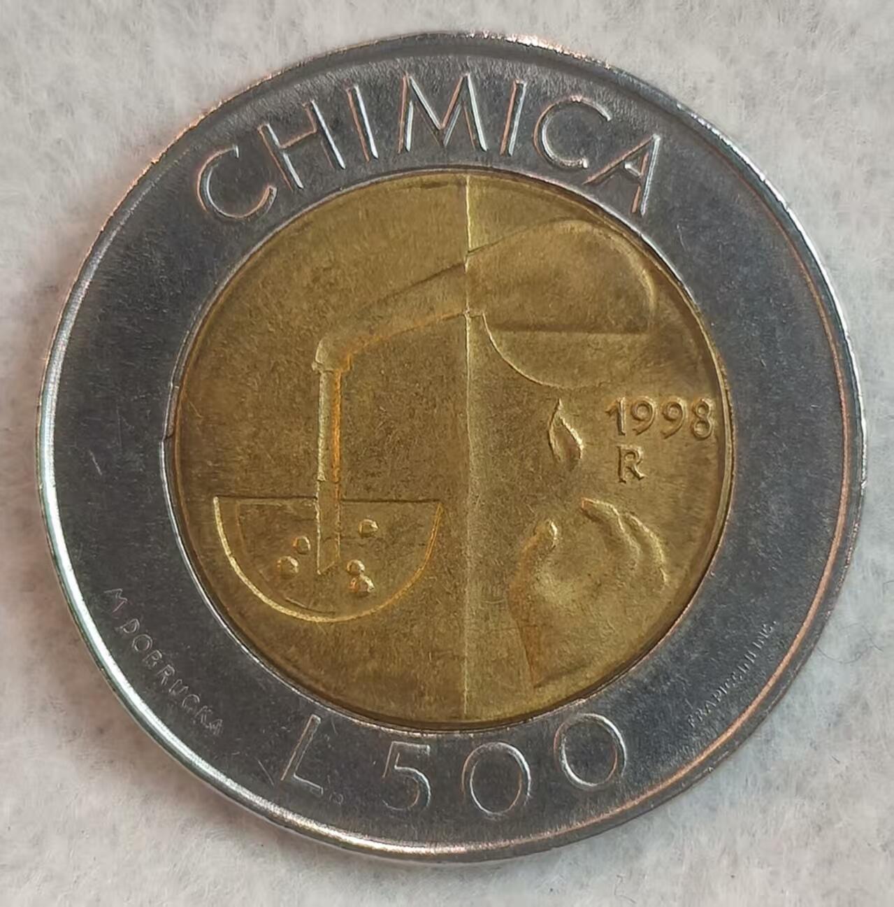 G&W世界散币，银币处理专场（第25场） 圣马力诺1998年500里拉