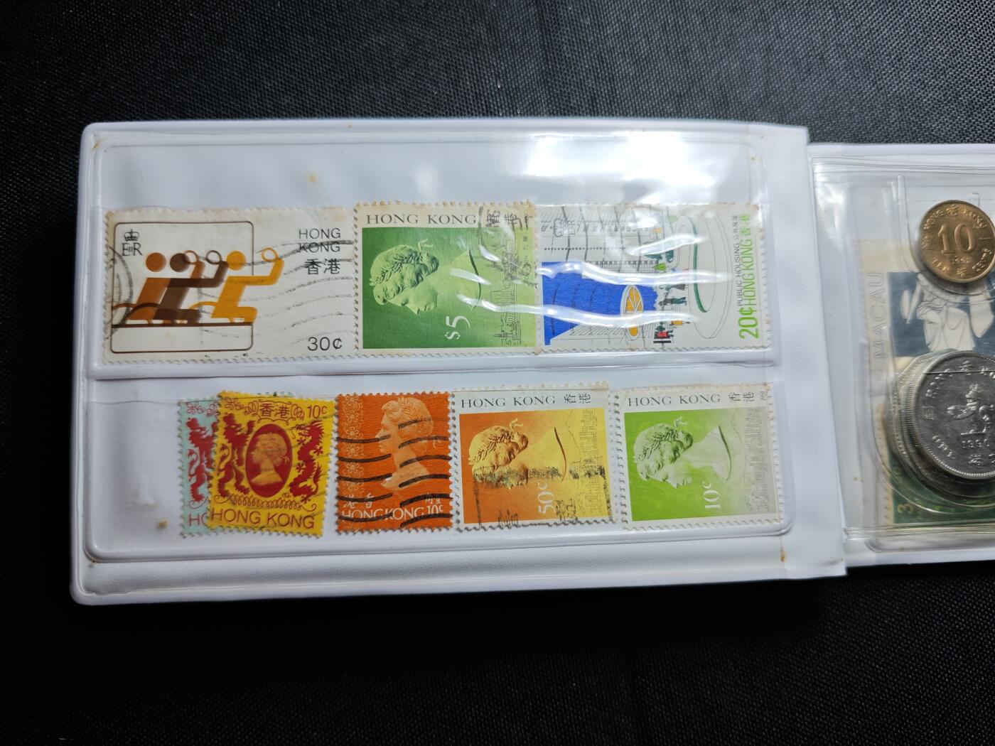 KK钱币收藏小铺 《批量/好品散币 套币 银币》专场 2月预留时间 周末发货  香港套币 带邮票 样式少见