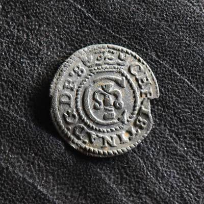【良泉】第36期【直播场】8月21日晚19.30点开拍！173组，西方古代钱币、杂项专场 - 【美品】公元1644年【瑞典·利沃尼亚】克里斯蒂娜女王，银索利多，0.64克