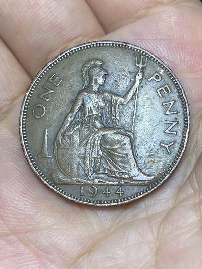 2025年第七十场(总第九十六场）外国好品散币(免佣金) - 英国🇬🇧1944年1便士(乔治六世第一版，印度皇帝加字版)