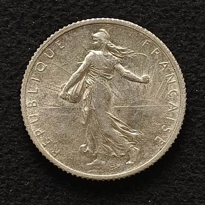 【全场包邮】纯粹捡漏拍445场 - 法国1916年播种女神1法郎银币