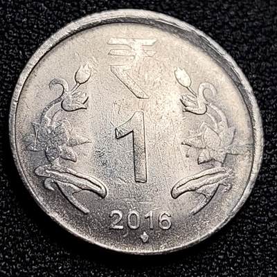 泉币菌-第65场-精品场 -  印度1卢比 阿育王狮子座 