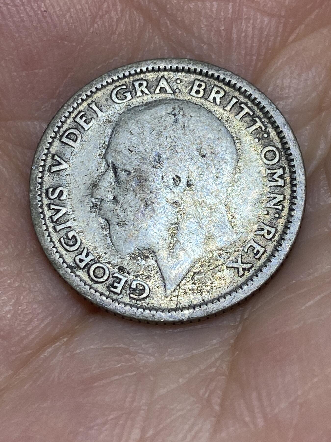 2025年第七十一场(总第九十七场）外国好品散币(免佣金) 英国🇬🇧1926年6便士银币(乔治五世第三版，宽边版，关门年仅发行2年)