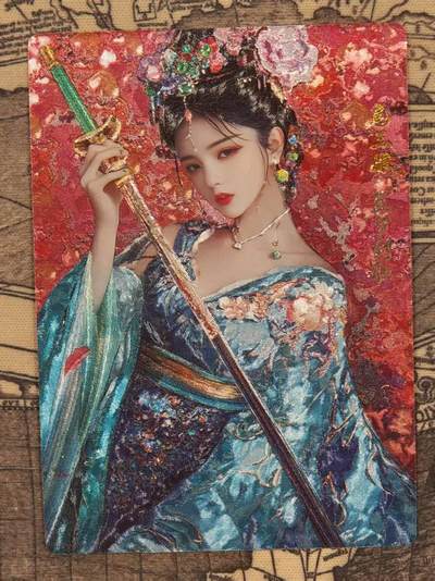 龙虎卡牌第四十七场 （无佣金，满120包邮，欢迎送拍） - 粗闪卡 奇点 蓝梦剑歌扈三娘