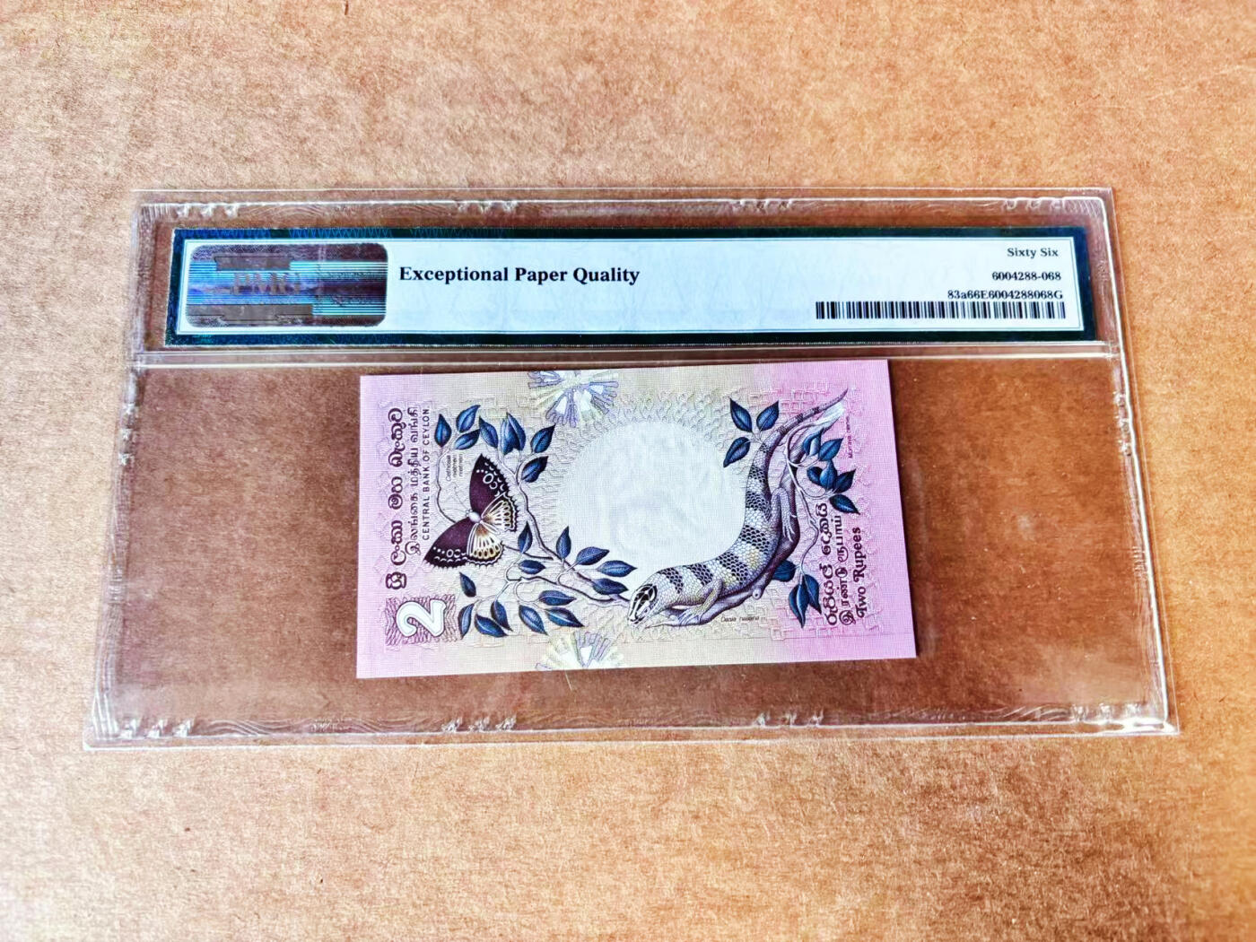 【Blue Auction】世界纸币精拍第699期【精】——18级TOP拍卖/信誉/品质/专业/高效💫 斯里兰卡 1979年2卢比 PMG66EPQ 