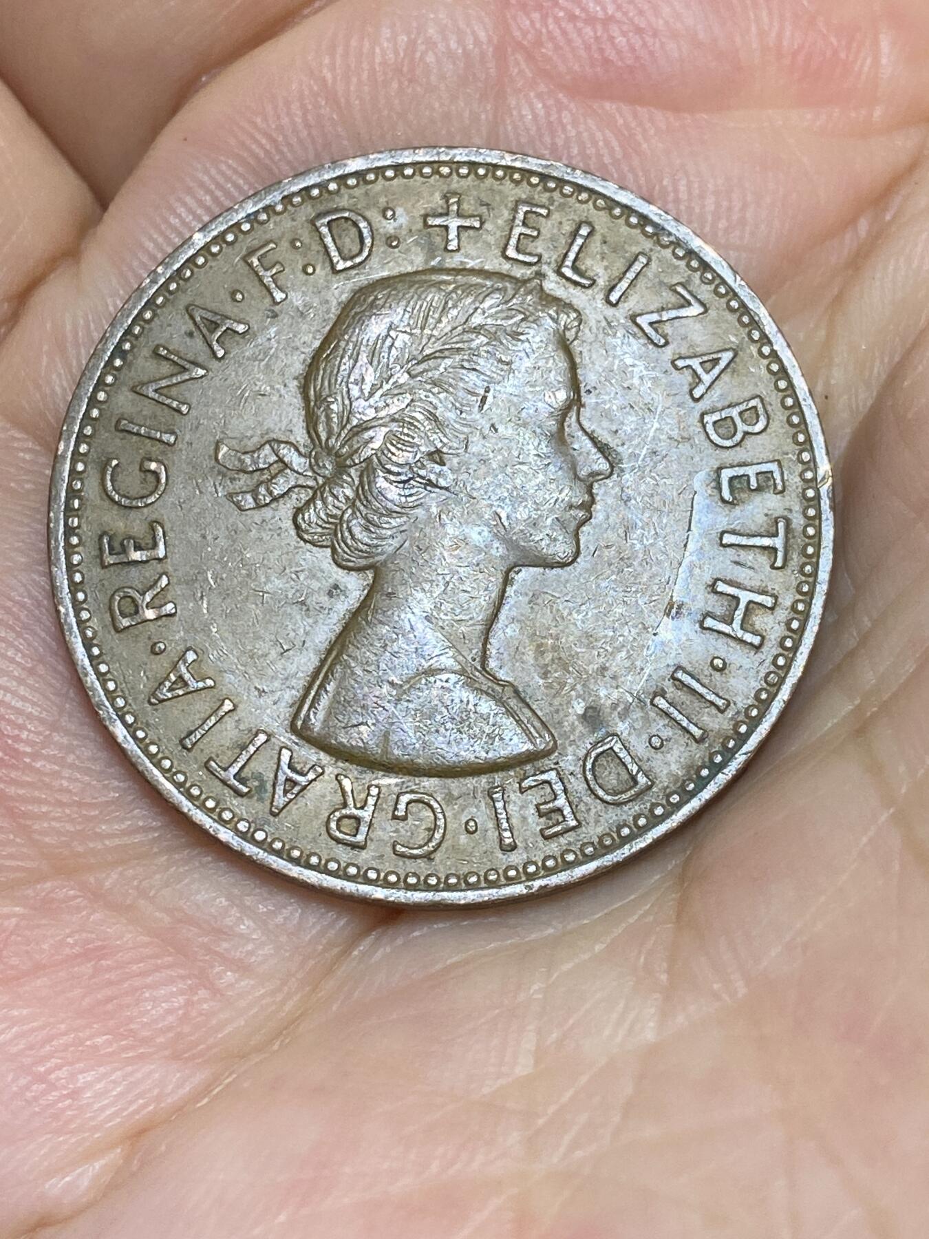 2025年第七十一场(总第九十七场）外国好品散币(免佣金) 英国🇬🇧1963年1便士(伊丽莎白二世青年桂冠)