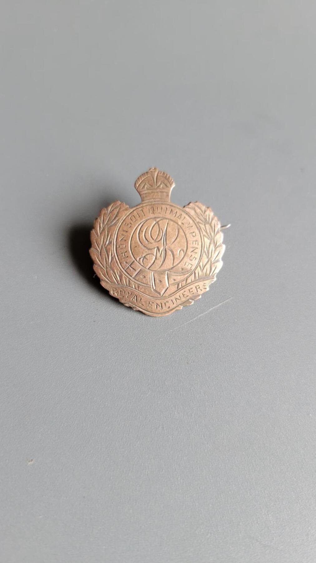 嘉宝良覃世界勋赏第14期拍卖 英国一战银制工兵证章