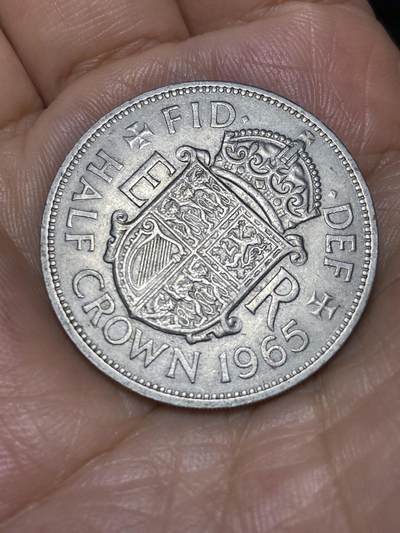 2025年第七十一场(总第九十七场）外国好品散币(免佣金) - 英国🇬🇧1965年半克朗(伊丽莎白二世青年桂冠)