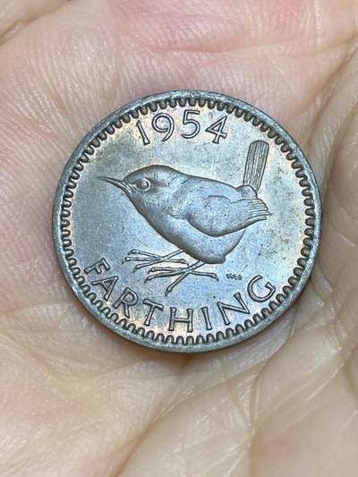 2025年第七十场(总第九十六场）外国好品散币(免佣金) - 英国🇬🇧1954年1法新(伊丽莎白二世青年桂冠第二版，首发年)